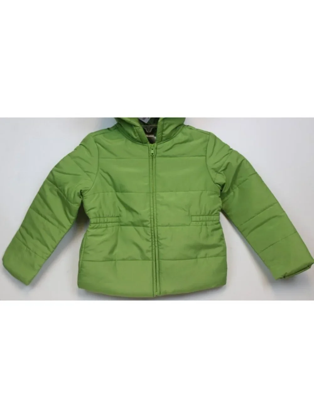 2007 Gymboree Cupcake Cutie Puffer Jacket Coat sz Med 7/8 NWT Green Hoodie Winte